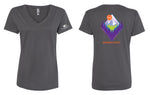 Women Hunt Mountain V-Neck Tee
