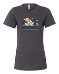 Women Hunt Distressed Mountain Tee