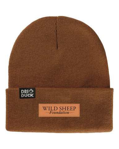 WSF Leather Patch Beanie